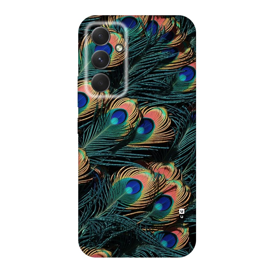 Peacock Feather Art Back Case for Galaxy A54
