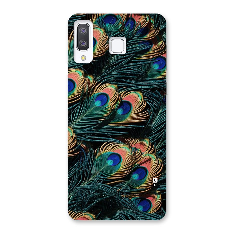 Peacock Feather Art Back Case for Galaxy A8 Star