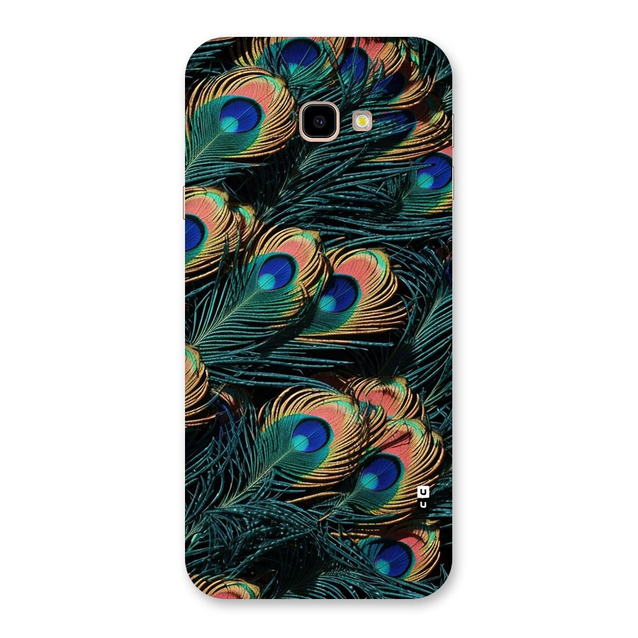 Peacock Feather Art Back Case for Galaxy J4 Plus