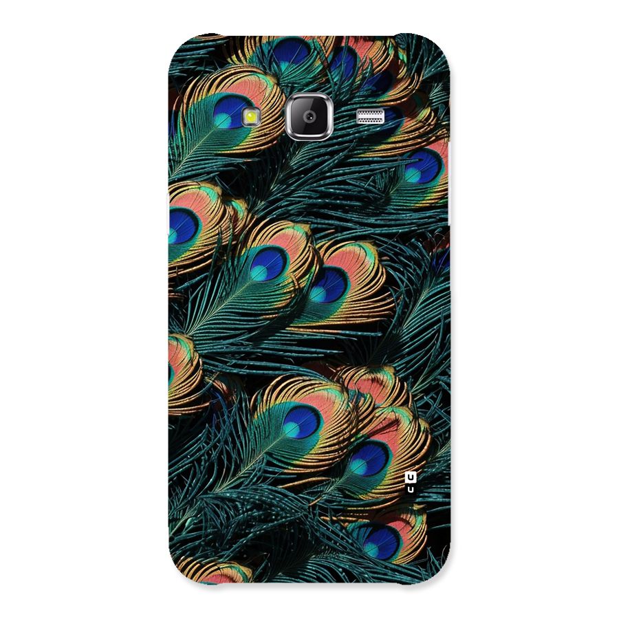 Peacock Feather Art Back Case for Galaxy J5