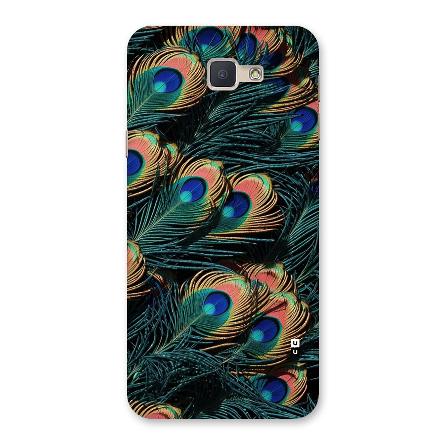 Peacock Feather Art Back Case for Galaxy J5 Prime
