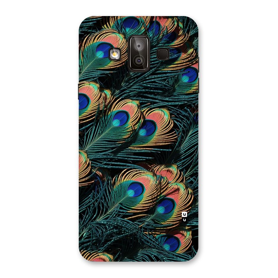 Peacock Feather Art Back Case for Galaxy J7 Duo