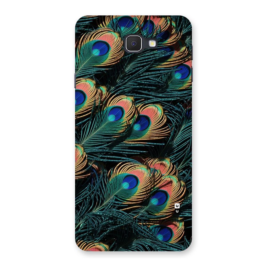 Peacock Feather Art Back Case for Galaxy J7 Prime