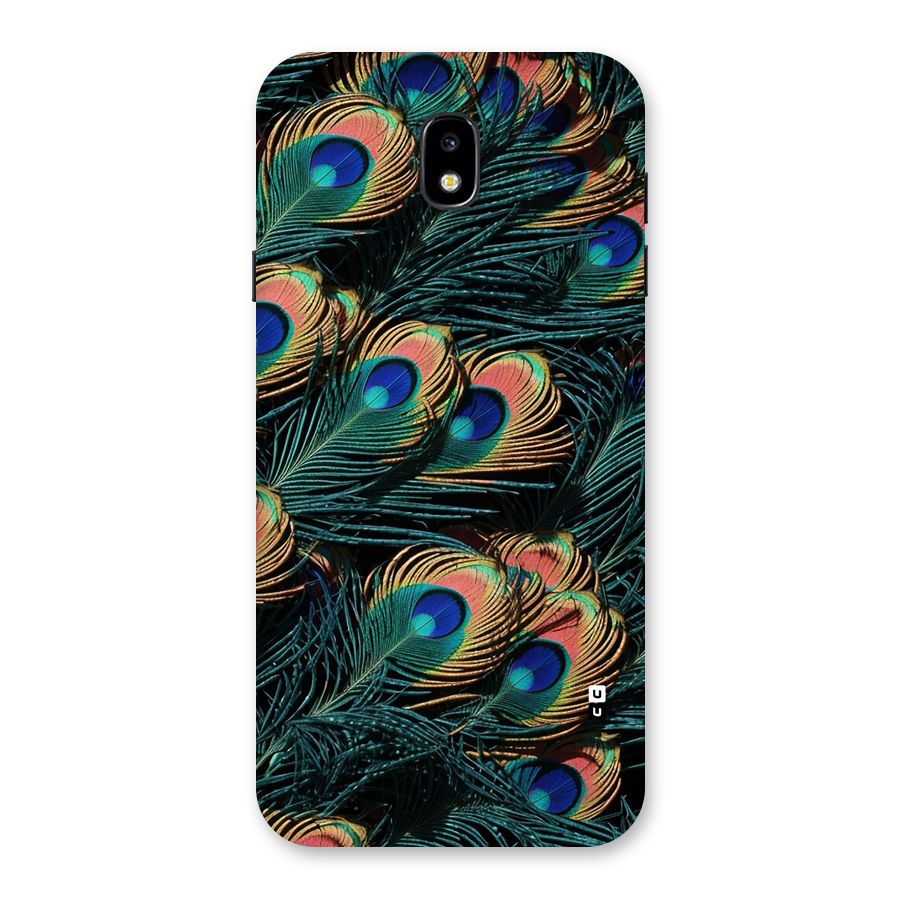 Peacock Feather Art Back Case for Galaxy J7 Pro