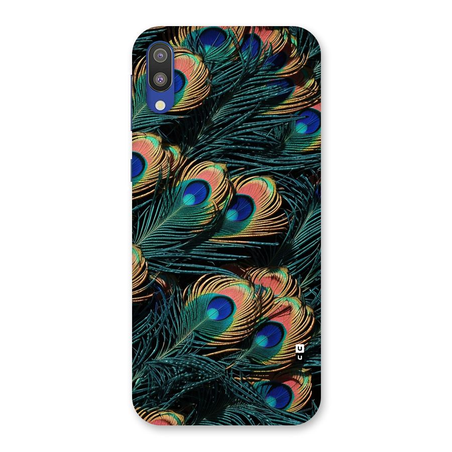 Peacock Feather Art Back Case for Galaxy M10