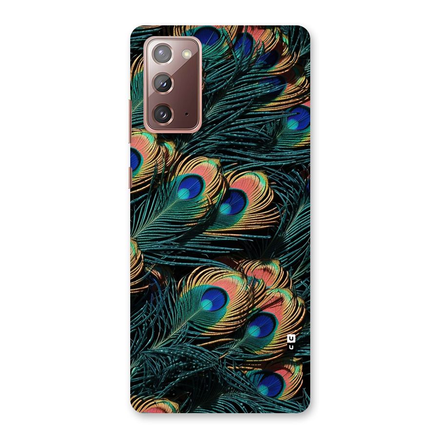 Peacock Feather Art Back Case for Galaxy Note 20