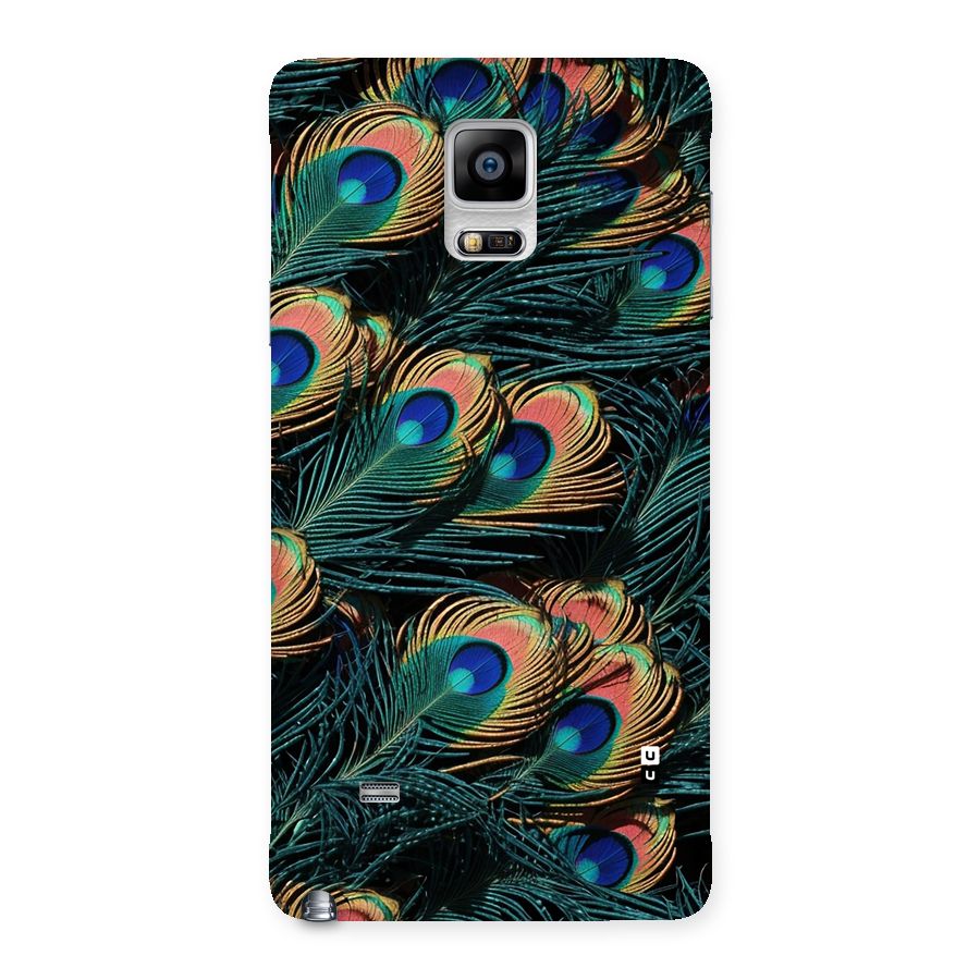 Peacock Feather Art Back Case for Galaxy Note 4