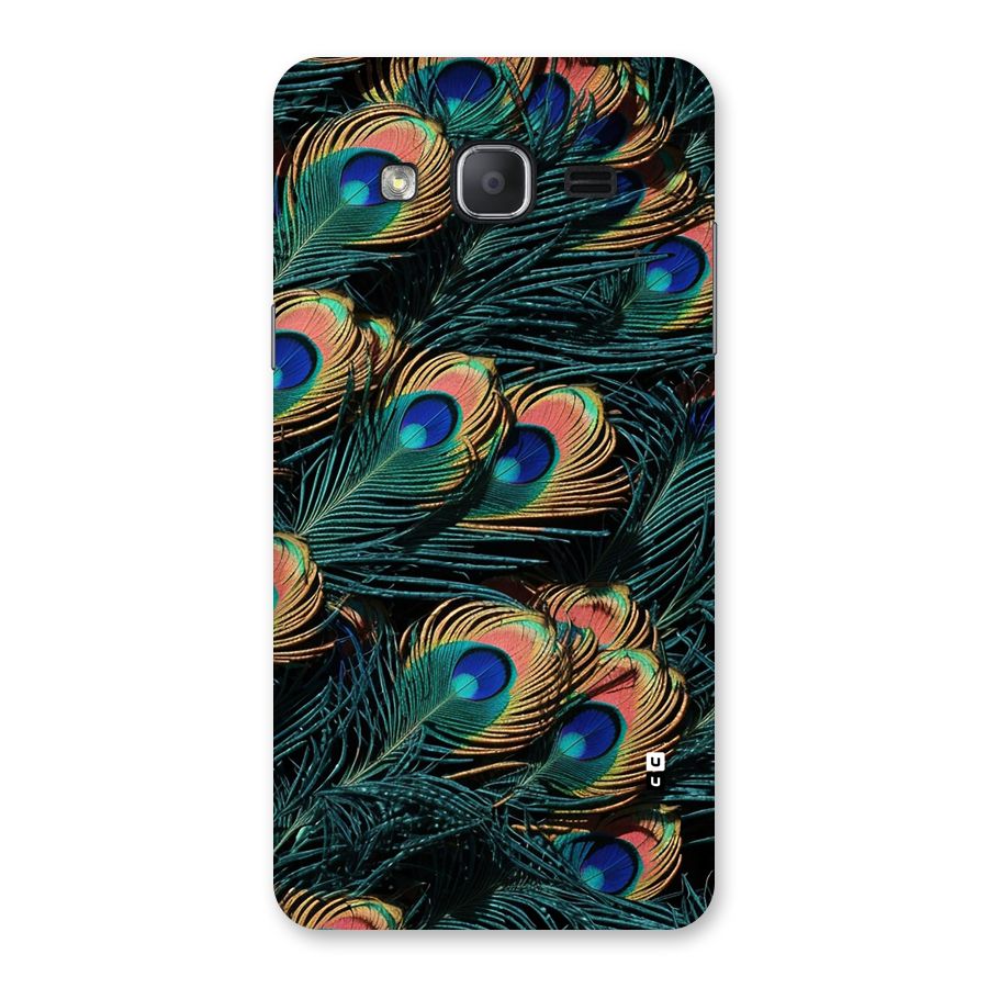 Peacock Feather Art Back Case for Galaxy On7 Pro