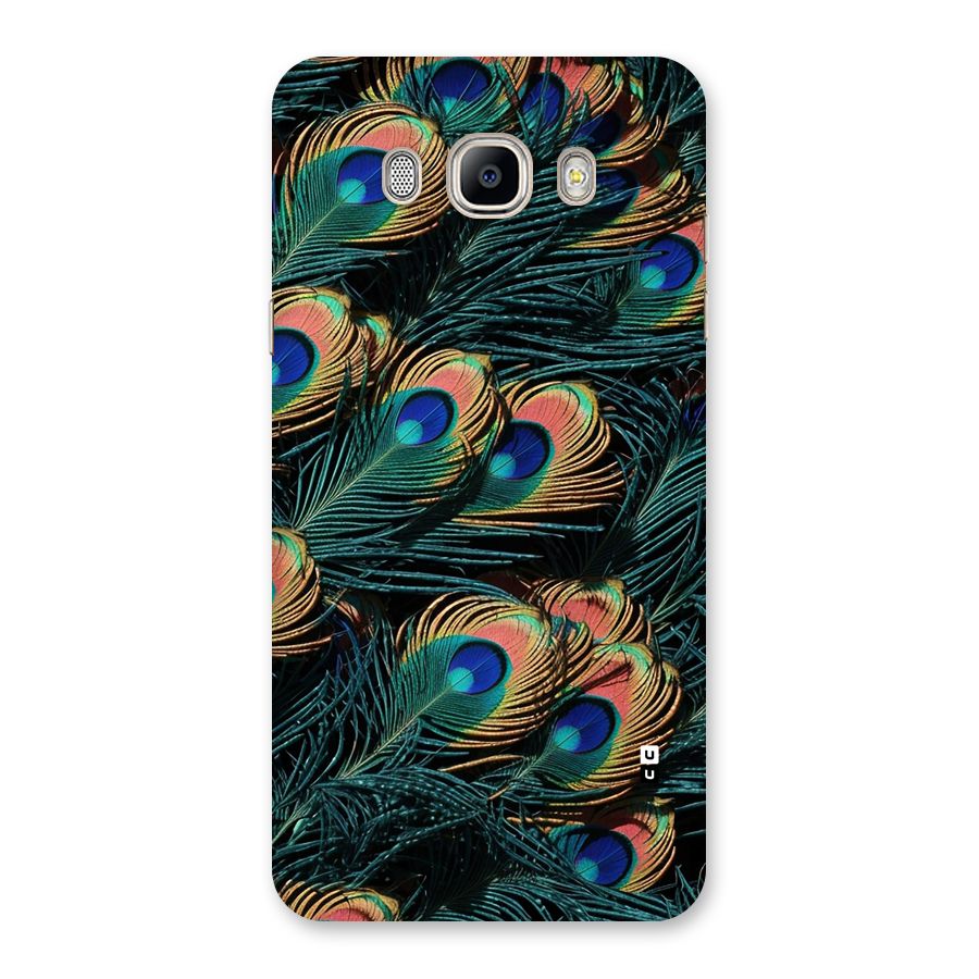 Peacock Feather Art Back Case for Galaxy On8