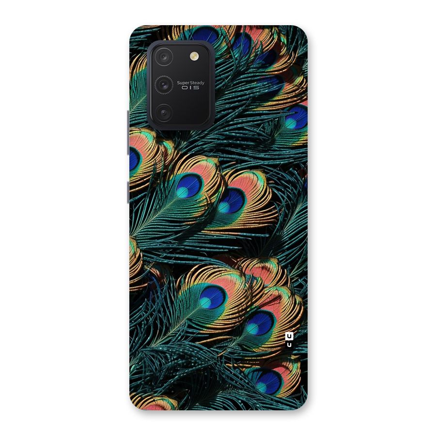 Peacock Feather Art Back Case for Galaxy S10 Lite