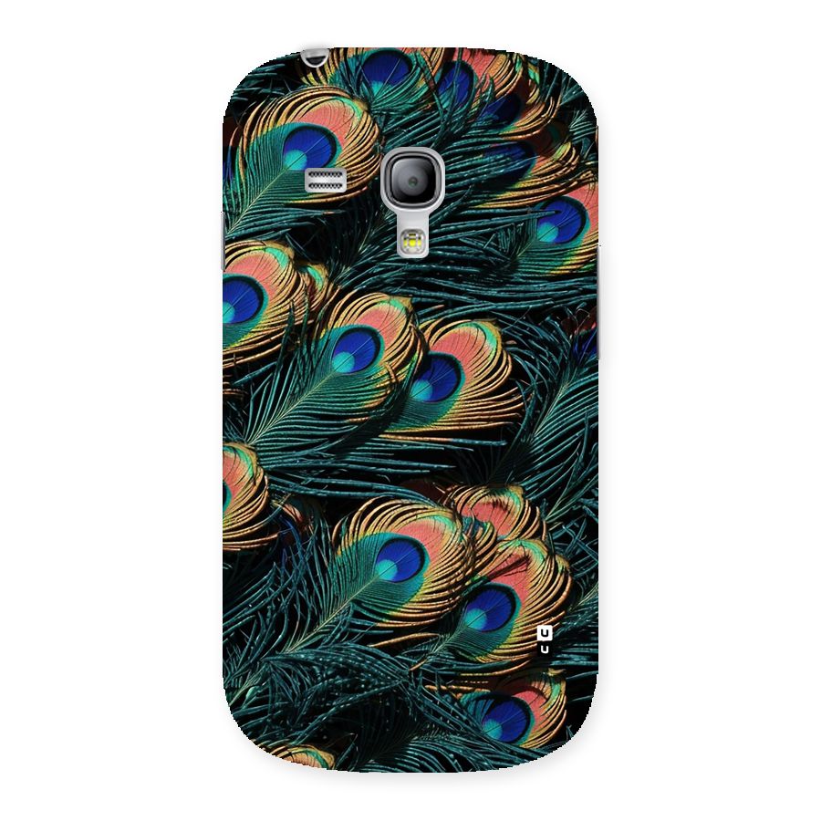 Peacock Feather Art Back Case for Galaxy S3 Mini