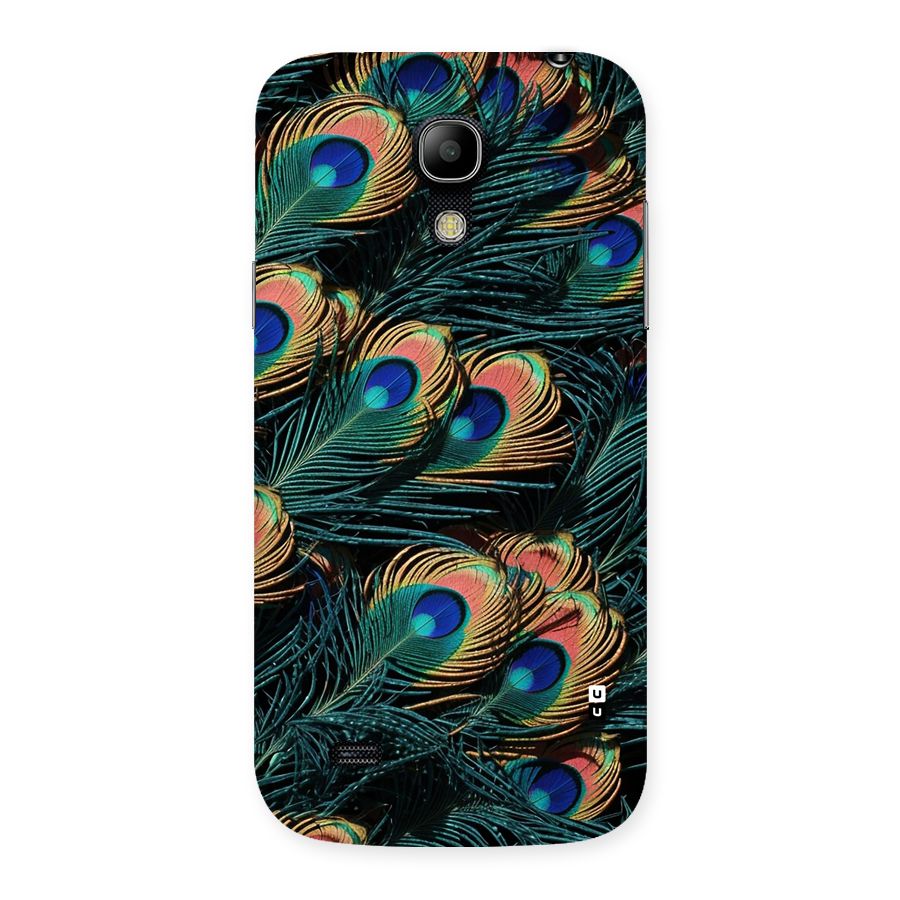 Peacock Feather Art Back Case for Galaxy S4 Mini