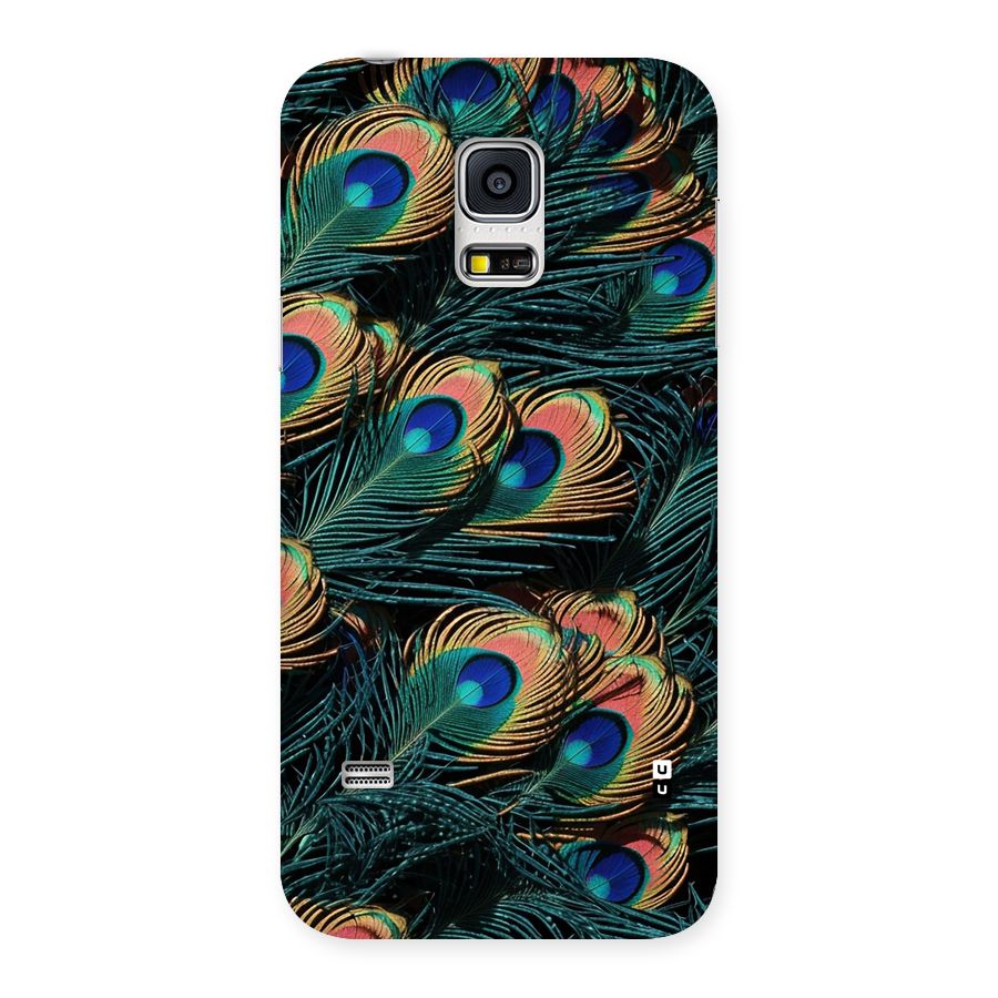 Peacock Feather Art Back Case for Galaxy S5 Mini