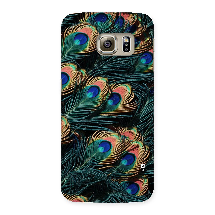 Peacock Feather Art Back Case for Galaxy S6 edge