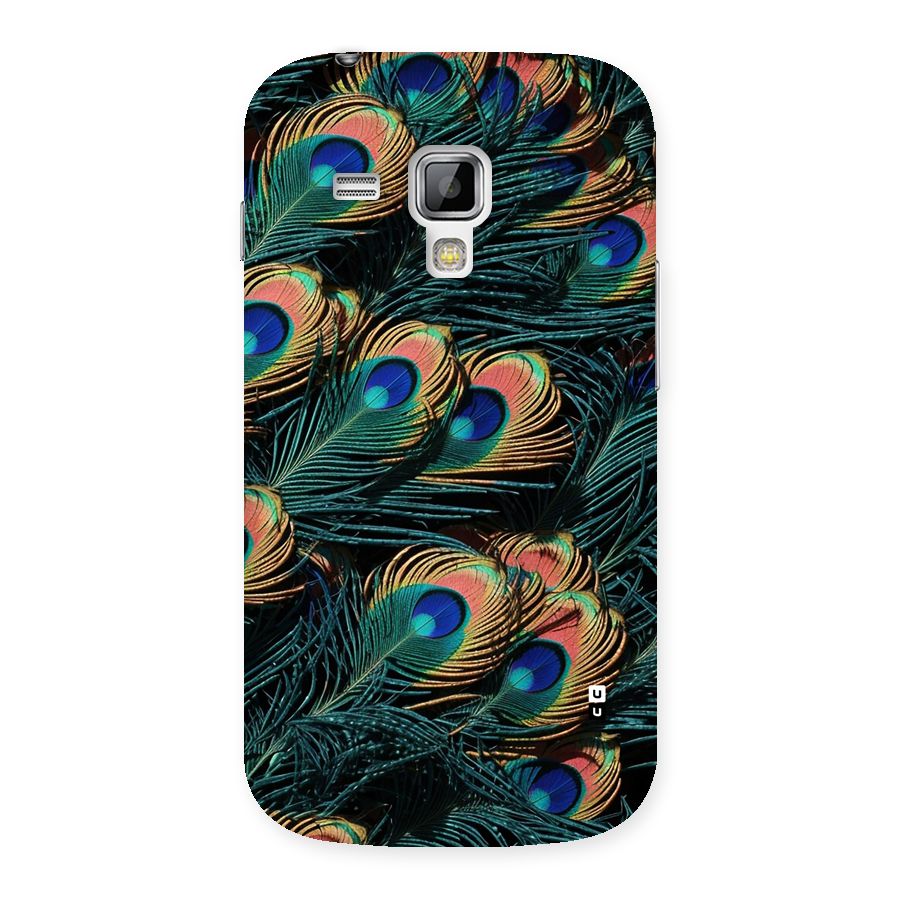 Peacock Feather Art Back Case for Galaxy S Duos