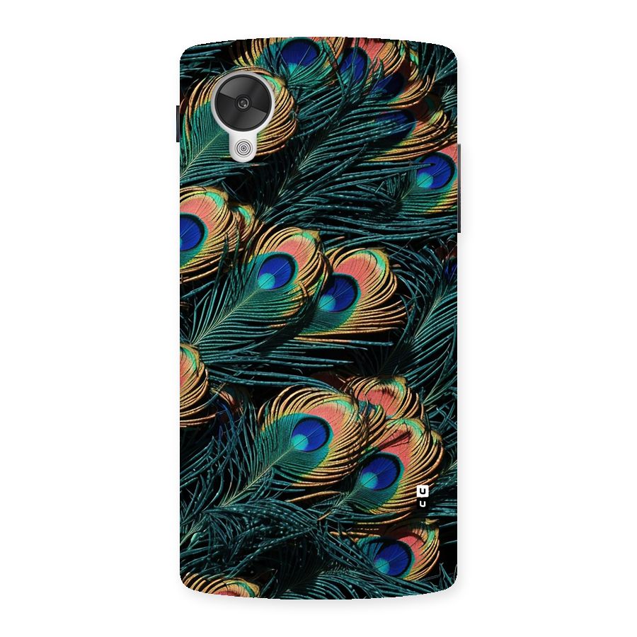 Peacock Feather Art Back Case for Google Nexus 5