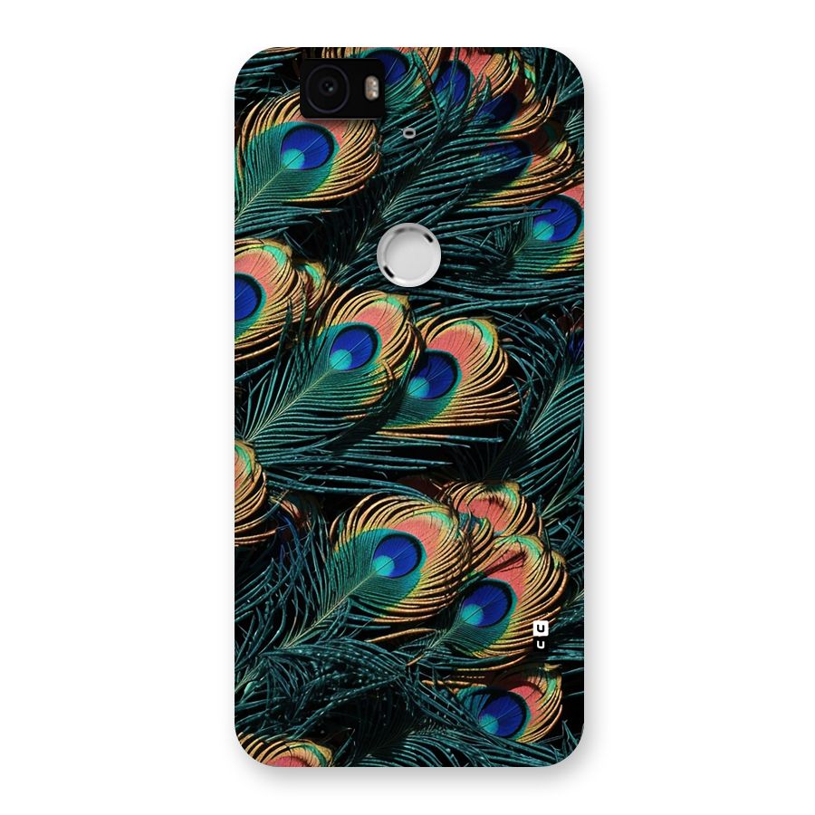 Peacock Feather Art Back Case for Google Nexus 6P