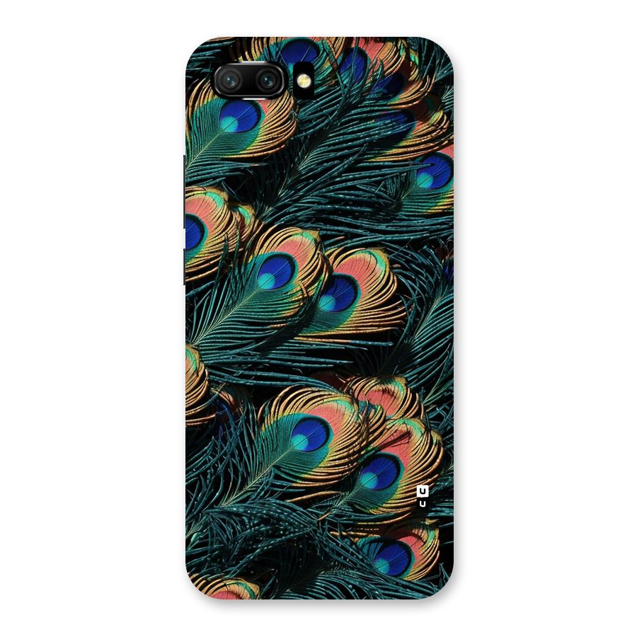 Peacock Feather Art Back Case for Honor 10