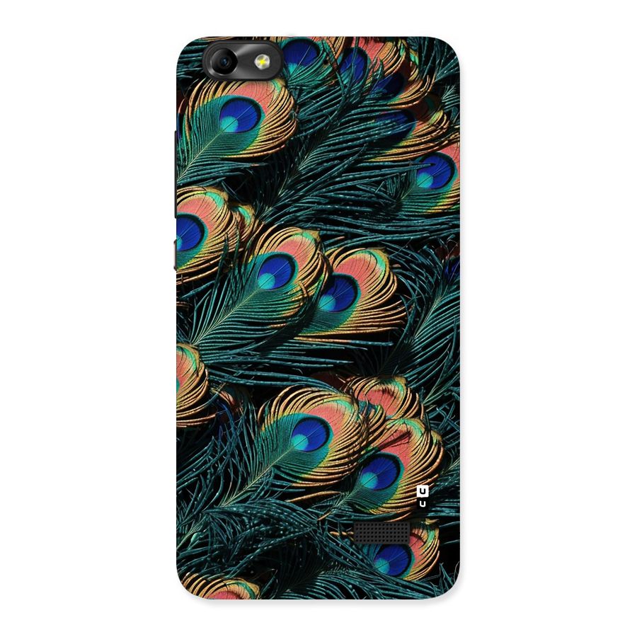 Peacock Feather Art Back Case for Honor 4C