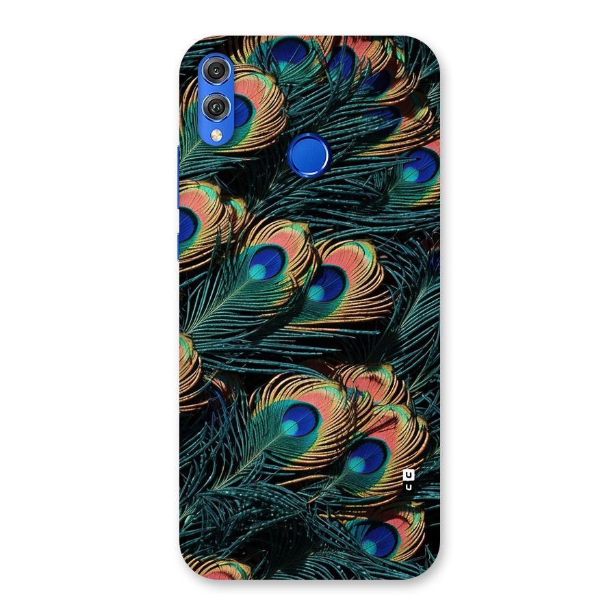 Peacock Feather Art Back Case for Honor 8X