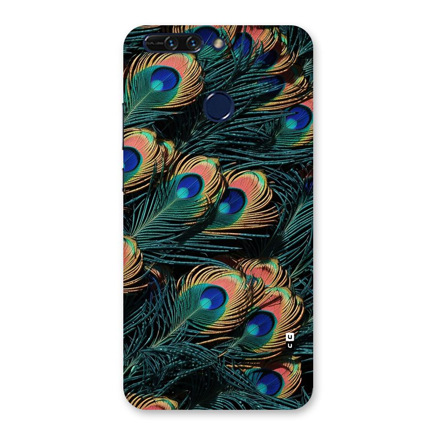 Peacock Feather Art Back Case for Honor 8 Pro