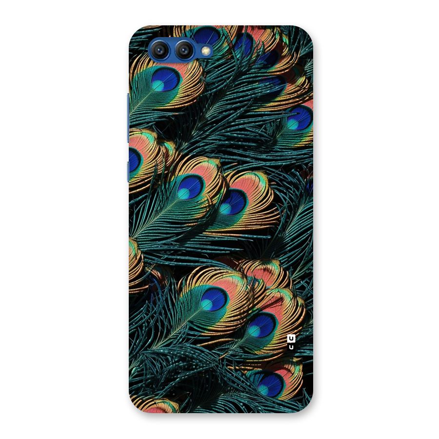 Peacock Feather Art Back Case for Honor View 10