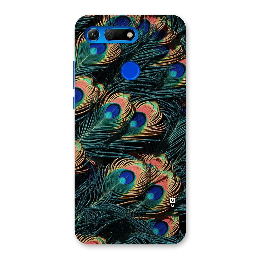Peacock Feather Art Back Case for Honor View 20
