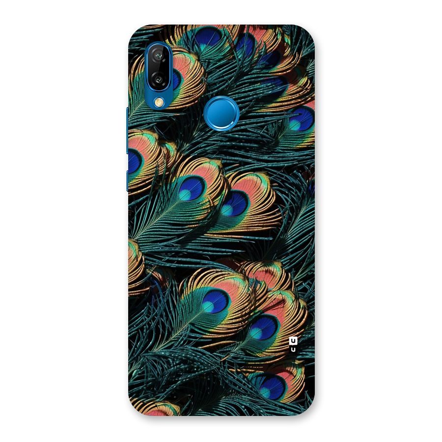 Peacock Feather Art Back Case for Huawei P20 Lite