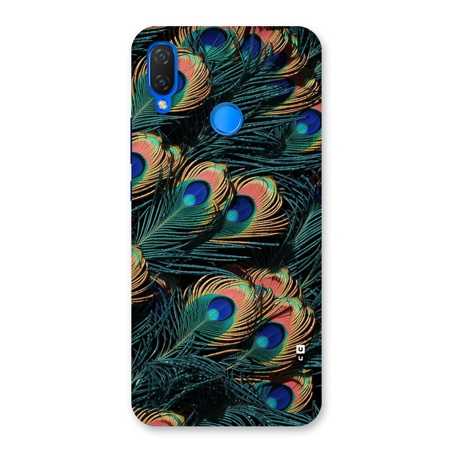 Peacock Feather Art Back Case for Huawei P Smart Plus