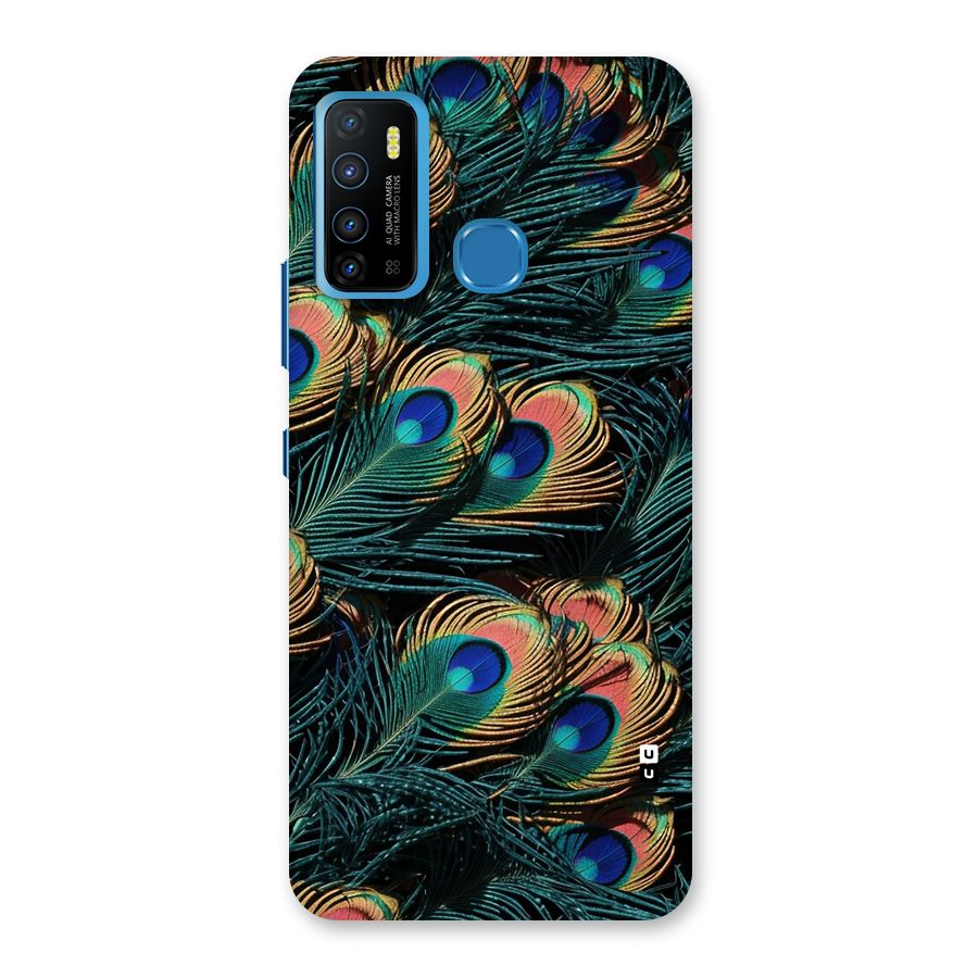 Peacock Feather Art Back Case for Infinix Hot 9