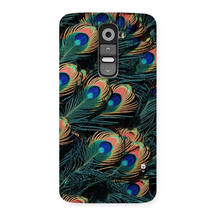 Peacock Feather Art Back Case for LG G2