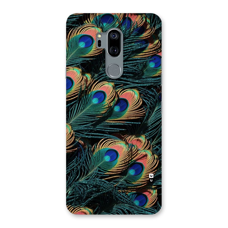 Peacock Feather Art Back Case for LG G7