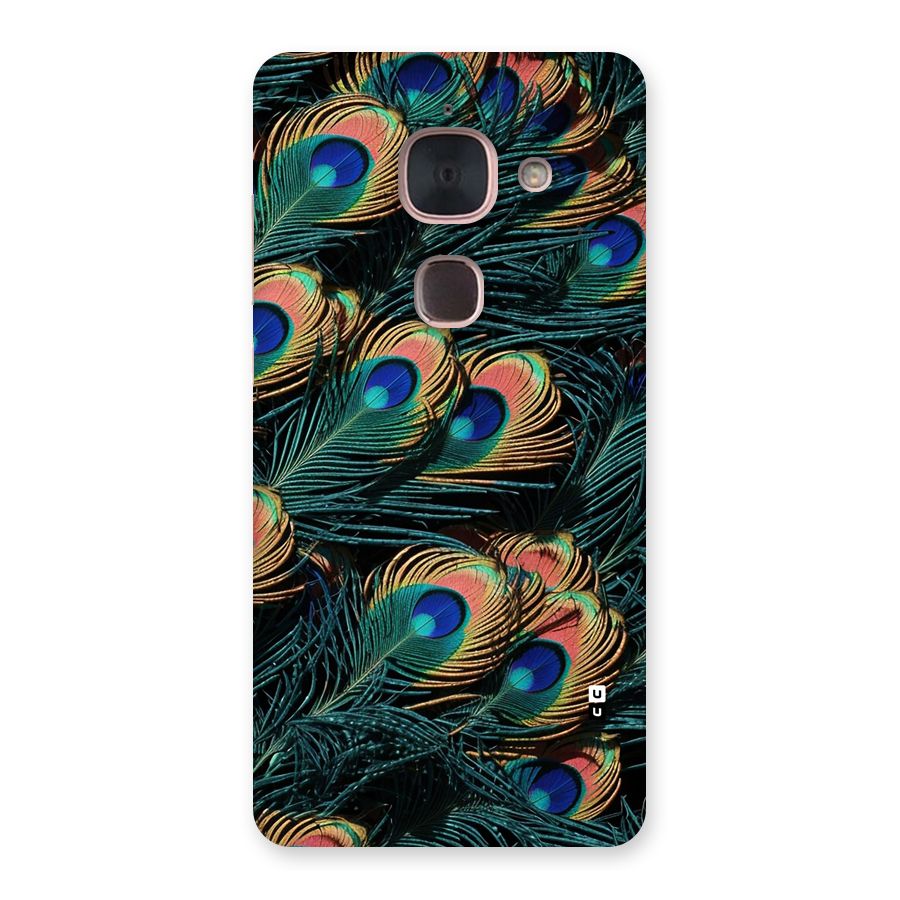 Peacock Feather Art Back Case for Le Max 2
