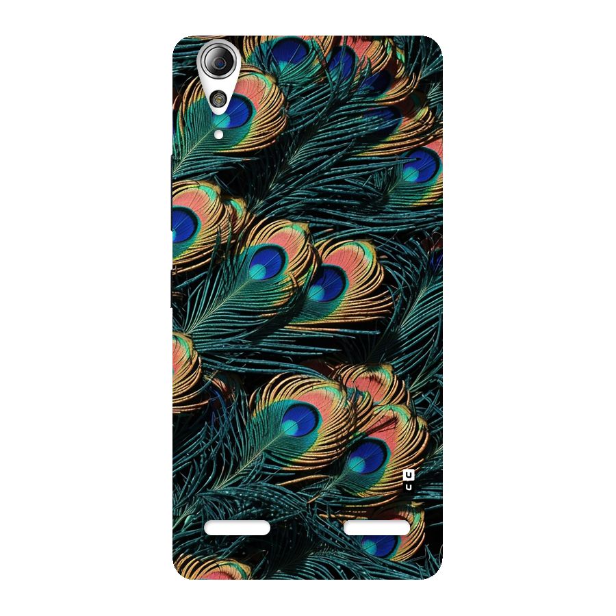 Peacock Feather Art Back Case for Lenovo A6000