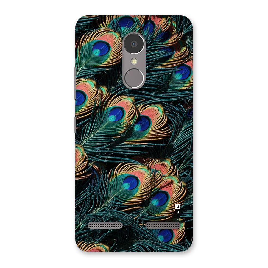 Peacock Feather Art Back Case for Lenovo K6