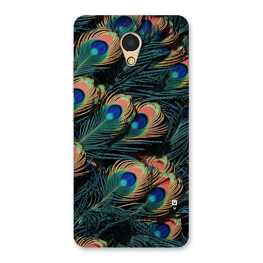 Peacock Feather Art Back Case for Lenovo P2