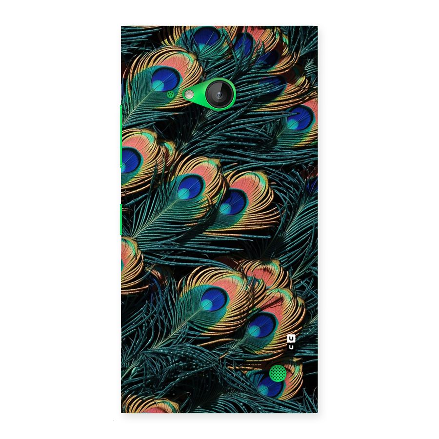 Peacock Feather Art Back Case for Lumia 730