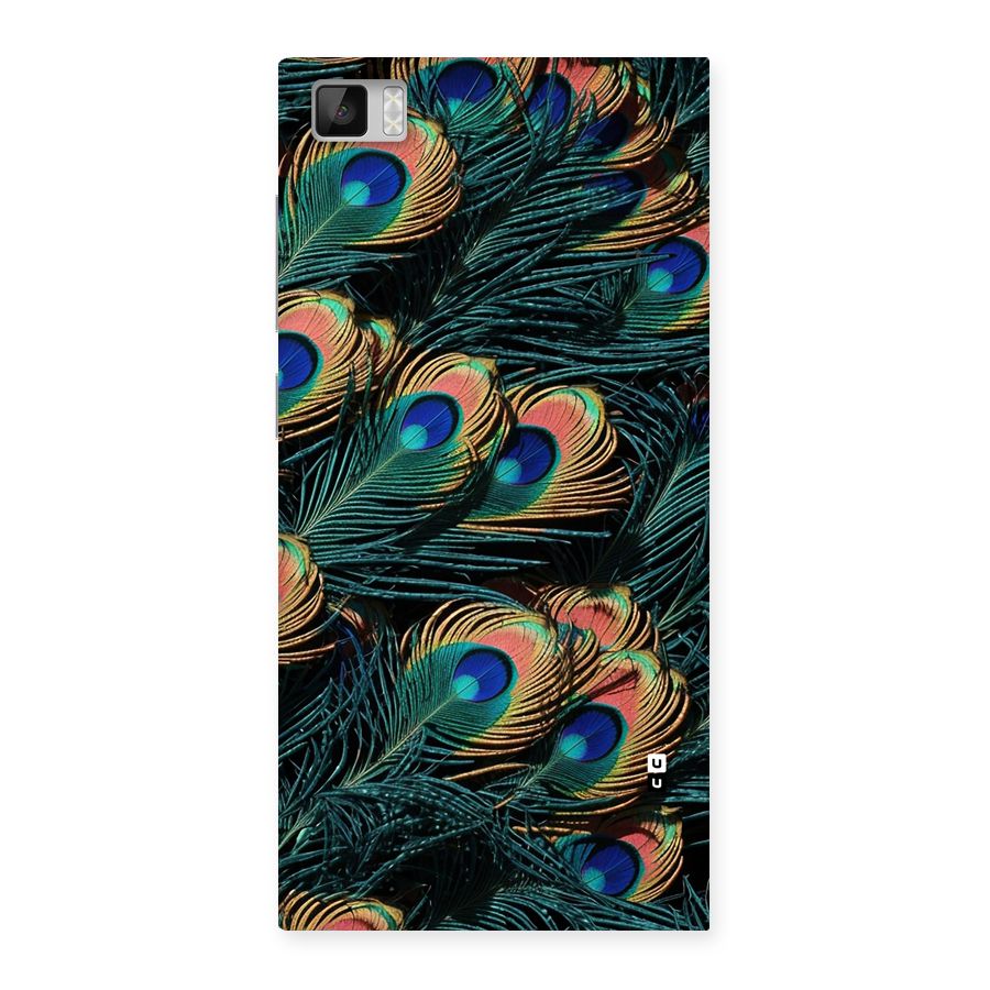 Peacock Feather Art Back Case for Mi3