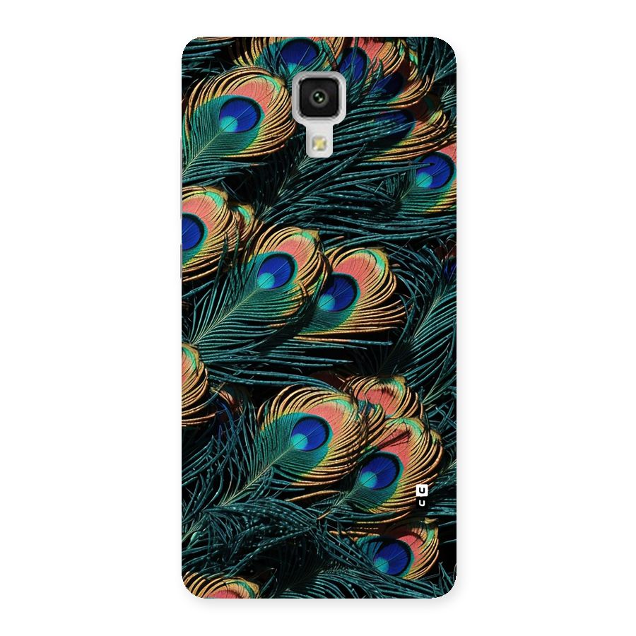 Peacock Feather Art Back Case for Mi4