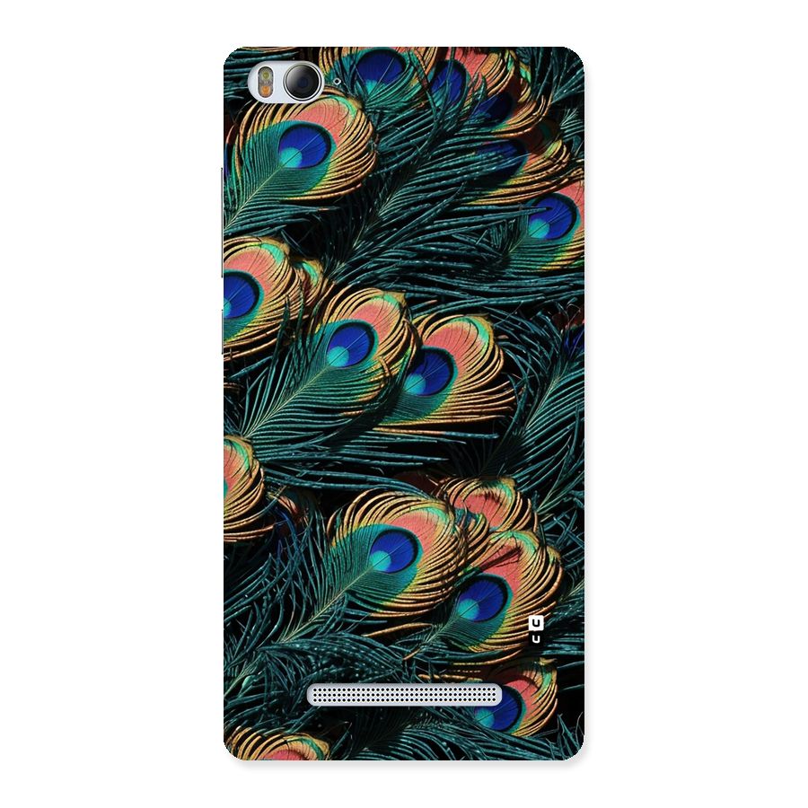 Peacock Feather Art Back Case for Mi4i