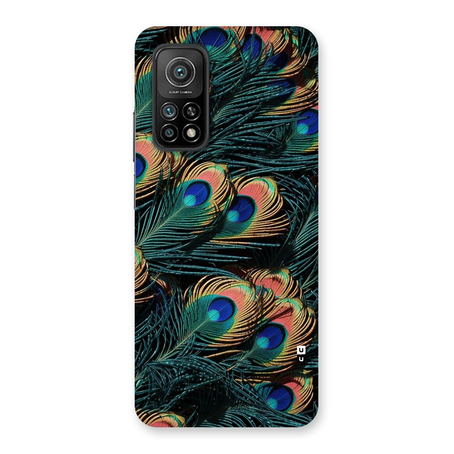 Peacock Feather Art Back Case for Mi 10T Pro 5G