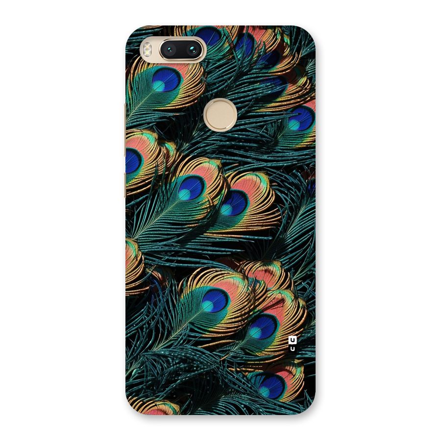Peacock Feather Art Back Case for Mi A1