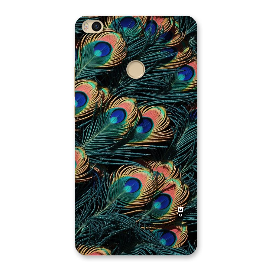 Peacock Feather Art Back Case for Mi Max 2
