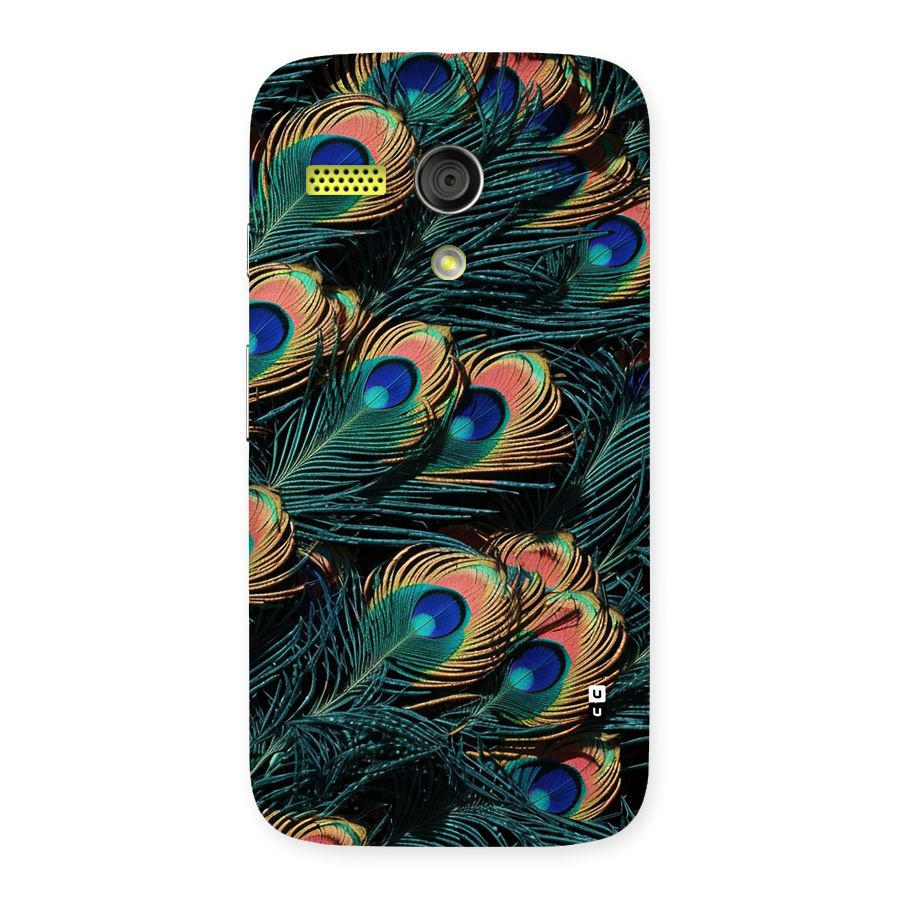 Peacock Feather Art Back Case for Moto G