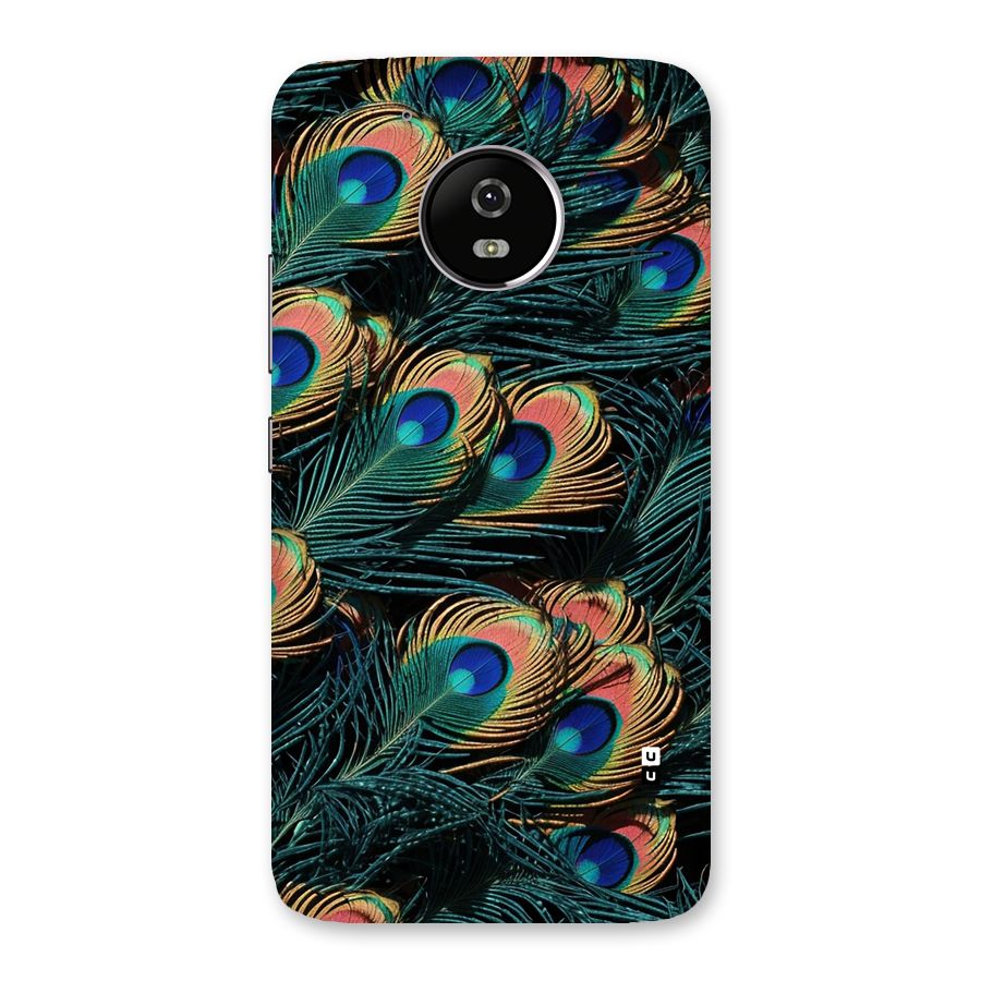 Peacock Feather Art Back Case for Moto G5