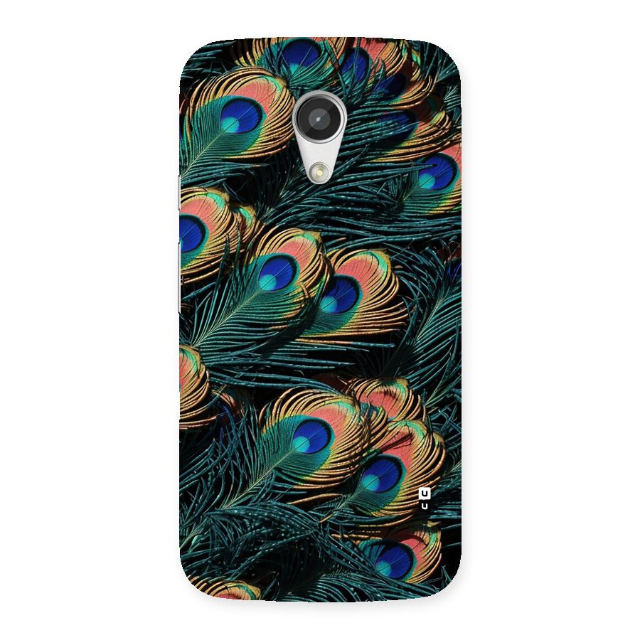 Peacock Feather Art Back Case for Moto G 2nd Gen