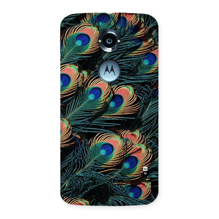Peacock Feather Art Back Case for Moto X2
