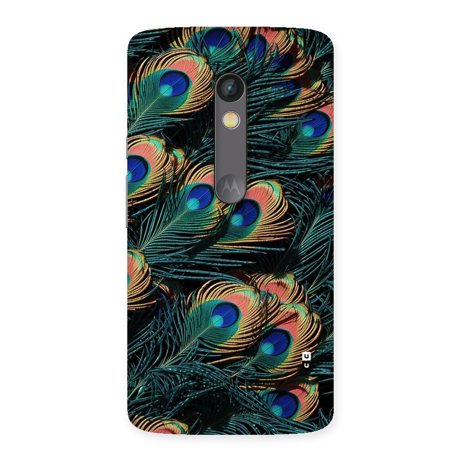 Peacock Feather Art Back Case for Moto X Play