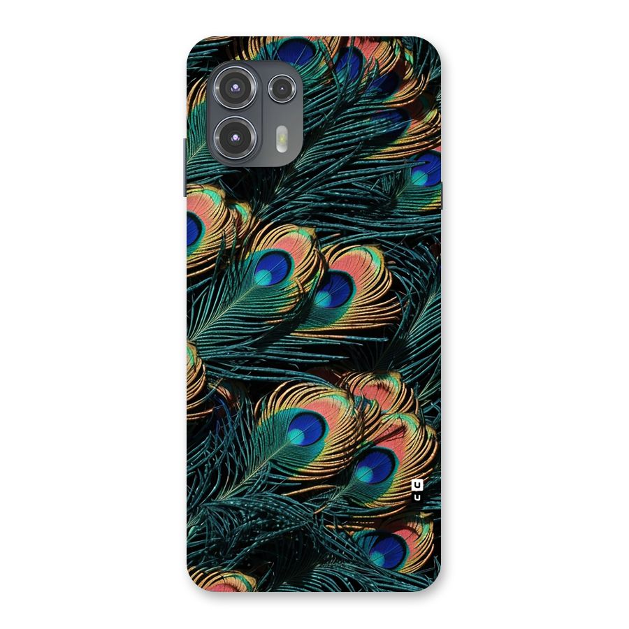 Peacock Feather Art Back Case for Motorola Edge 20 Fusion