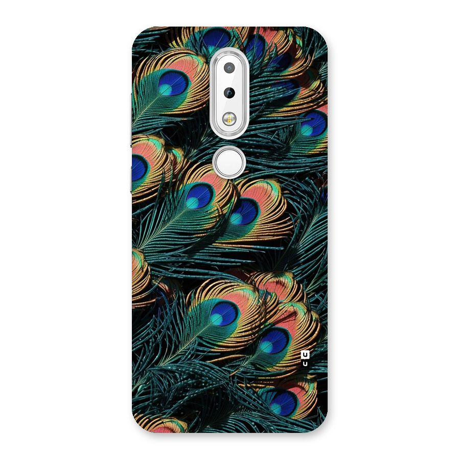 Peacock Feather Art Back Case for Nokia 6.1 Plus